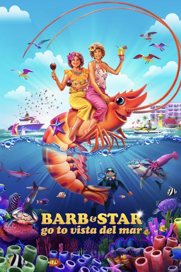 The story of best friends Barb and Star, who leave their small midwestern town for the first time to go on vacation in Vista Del Mar, Florida, where they soon find themselves tangled up in adventure, love, and a villain’s evil plot to kill everyone in town.
