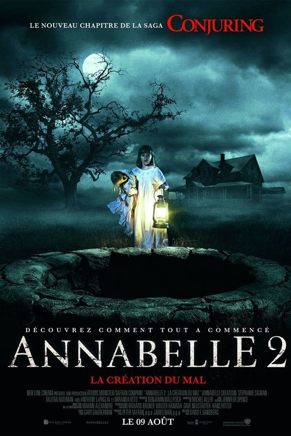 Elle est de retour ! Encore traumatisés par la mort tragique de leur petite fille, un fabricant de poupées et sa femme recueillent une bonne sœur et les toutes jeunes pensionnaires d'un orphelinat dévasté. Mais ce petit monde est bientôt la cible d'Annabelle, créature du fabricant possédée par un démon…