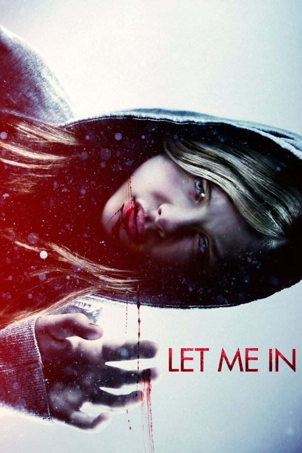 A bullied young boy befriends a young female vampire who lives in secrecy with her guardian.  A remake of the movie “Let The Right One In” which was an adaptation of a book.