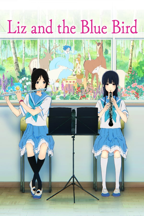 Liz's days of solitude come to an end when she meets a blue bird in the form of a young girl. Liz must make a heart-wrenching decision in order to truly realize her love for Blue Bird. High school seniors and close friends Mizore Yoroizuka and Nozomi Kasaki are tasked to play the lead instruments in the third movement of Liz and the Blue Bird, a concert band piece inspired by this fairy tale. The introverted and reserved Mizore plays the oboe, representing the kind and gentle Liz. Meanwhile, the radiant and popular Nozomi plays the flute, portraying the cheerful and energetic Blue Bird. However, as they rehearse, the distance between Mizore and Nozomi seems to grow. Their disjointed duet disappoints the band. With little time to improve as their performance draws near, they desperately attempt to connect with their respective characters. But when Mizore and Nozomi consider the story from a brand-new perspective, will the girls find the strength to face harsh realities?